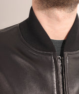 Leather bomber Nottingham