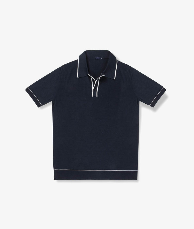 Silk and cotton polo Mongibello