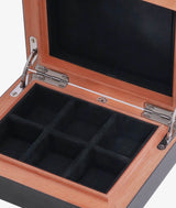 Black cufflink box