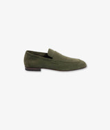 Suede calfskin loafers