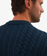 Cable Knit Sweater Col du Pillon
