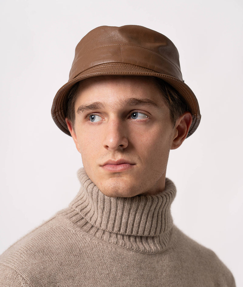 Leather Bucket Hat