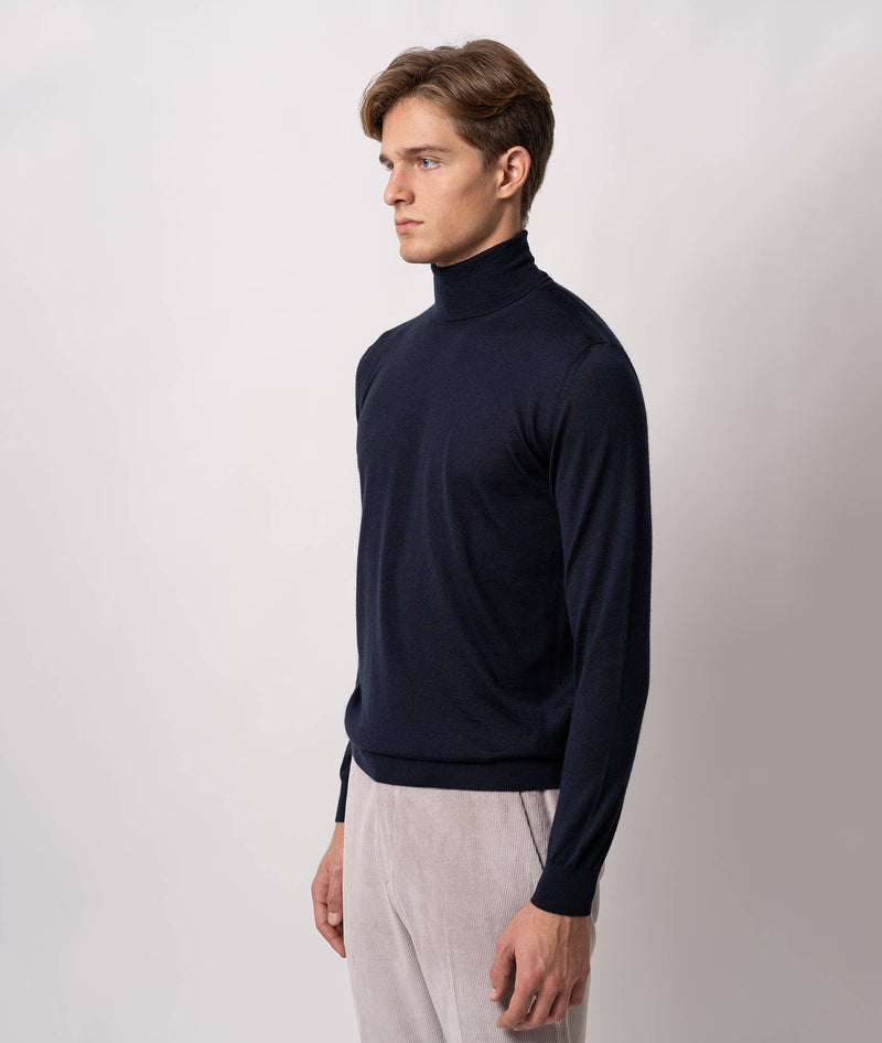 Turtleneck cashmire and silk sweater Salisburgo