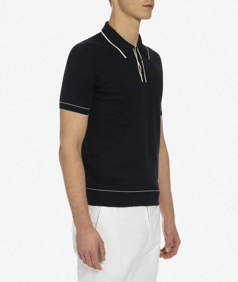 Silk and cotton polo Mongibello