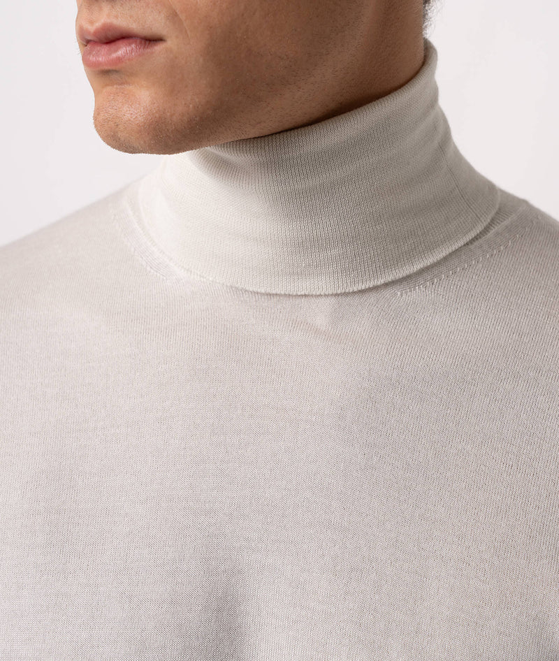 Turtleneck cashmire and silk sweater Salisburgo