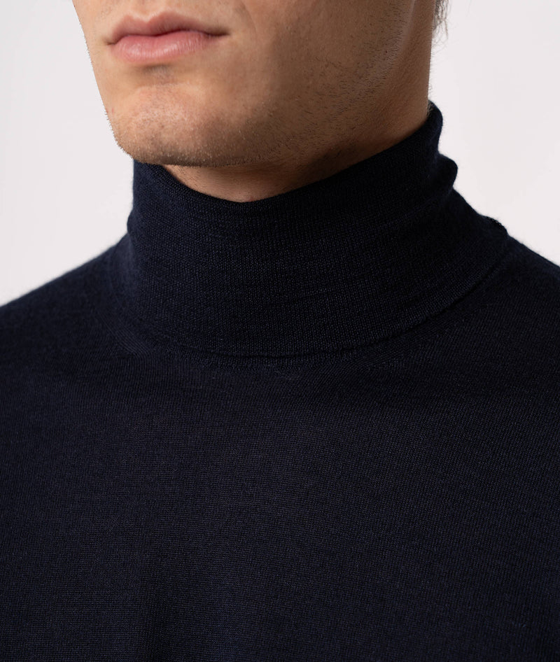 Turtleneck cashmire and silk sweater Salisburgo