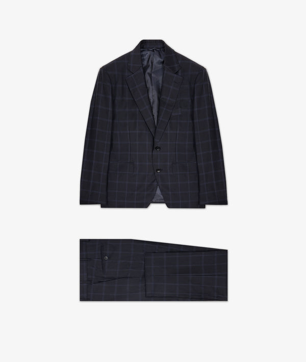 Single-breasted wool suit Zurigo