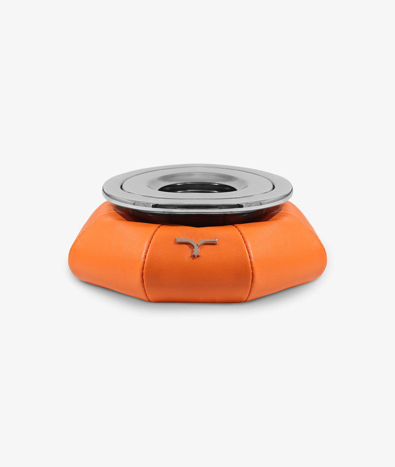 Leather boat ashtray
