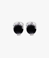 Panther Silver and onyx cufflinks
