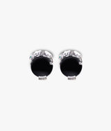Panther Silver and onyx cufflinks
