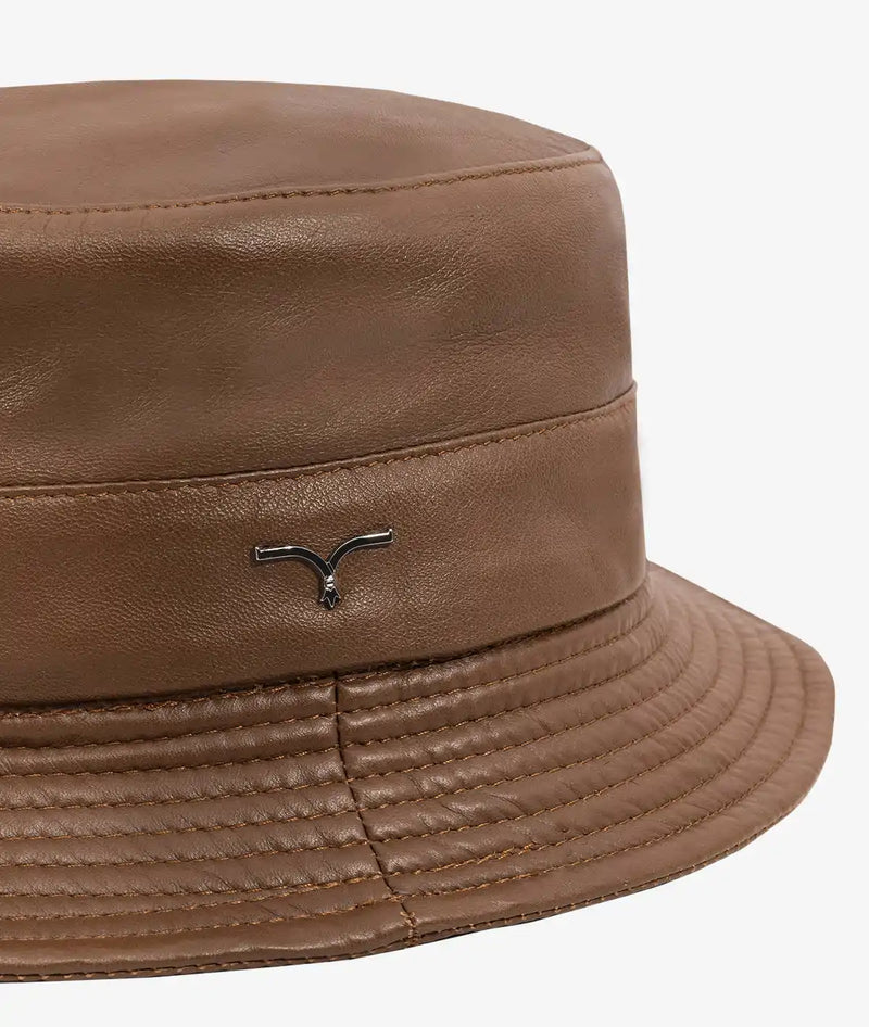 Leather Bucket Hat