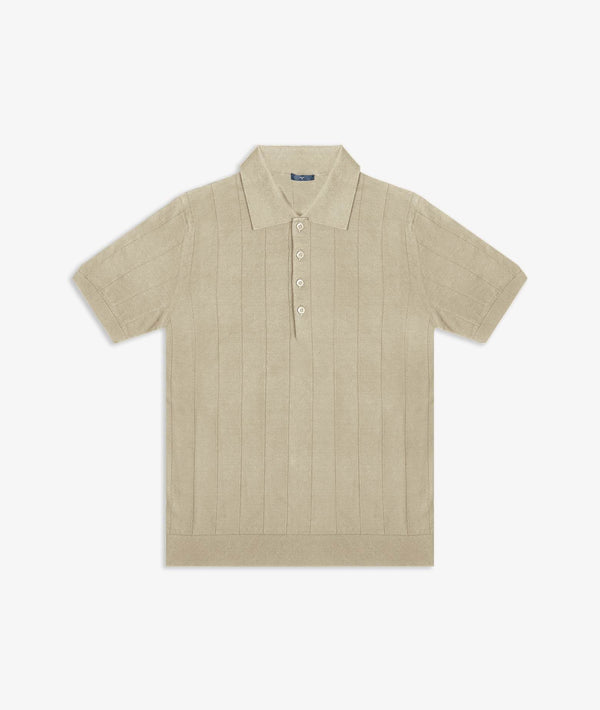 Linen and cotton polo Saint Tropez