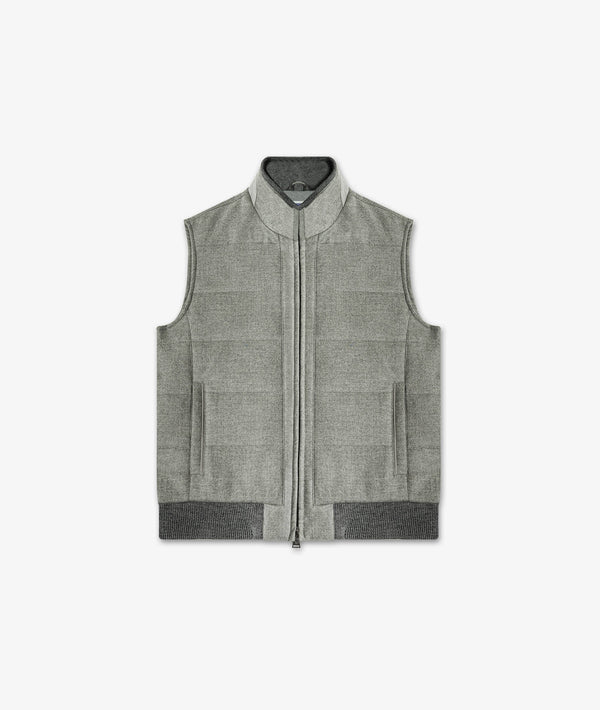 Wool and Cashmere Gilet Megève