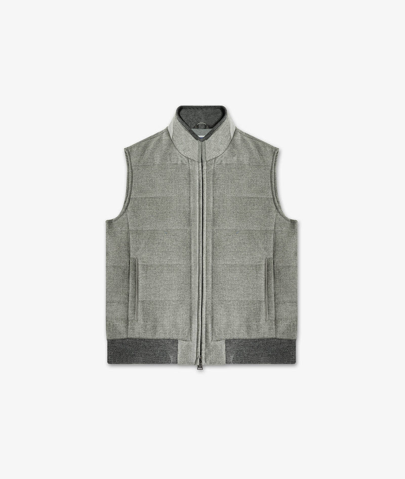 Wool and Cashmere Gilet Megève