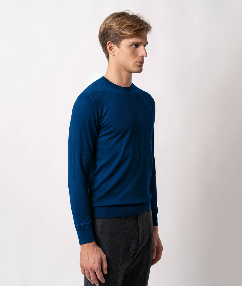 Crewneck cashemere and silk sweater Nuuk