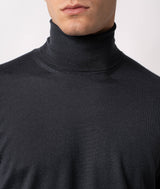 Turtleneck cashmire and silk sweater Salisburgo