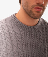 Cable Knit Sweater Col du Pillon
