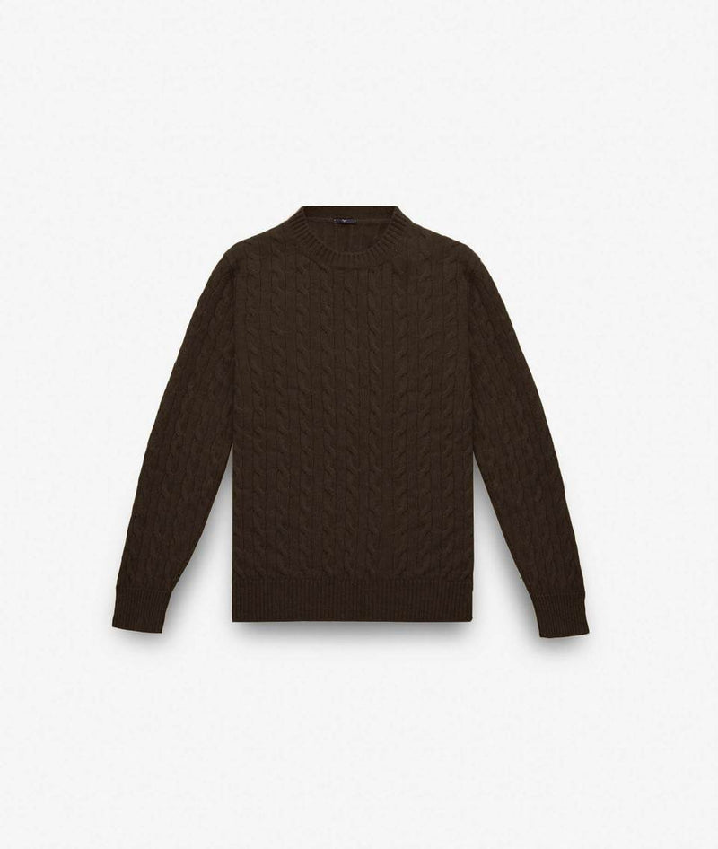 Cable Knit Sweater Col du Pillon