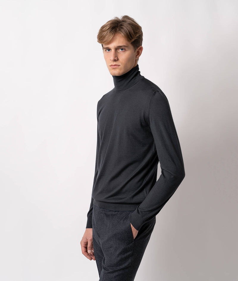 Turtleneck cashmire and silk sweater Salisburgo